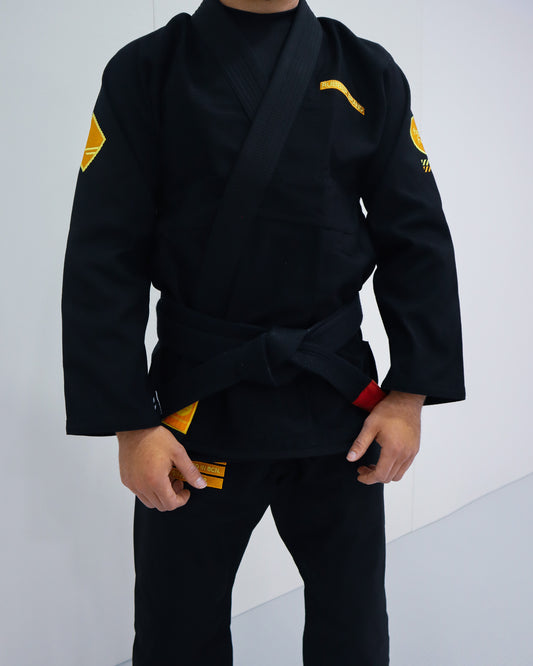Kimono Jiu Jitsu Newara | IBJJF Legal - Rubber brand