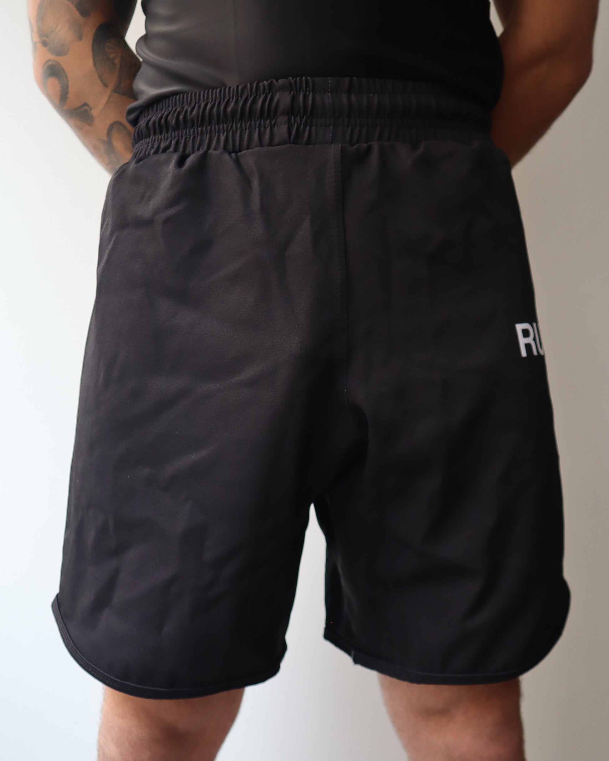 Black panteon | No gi Shorts - Rubber brand