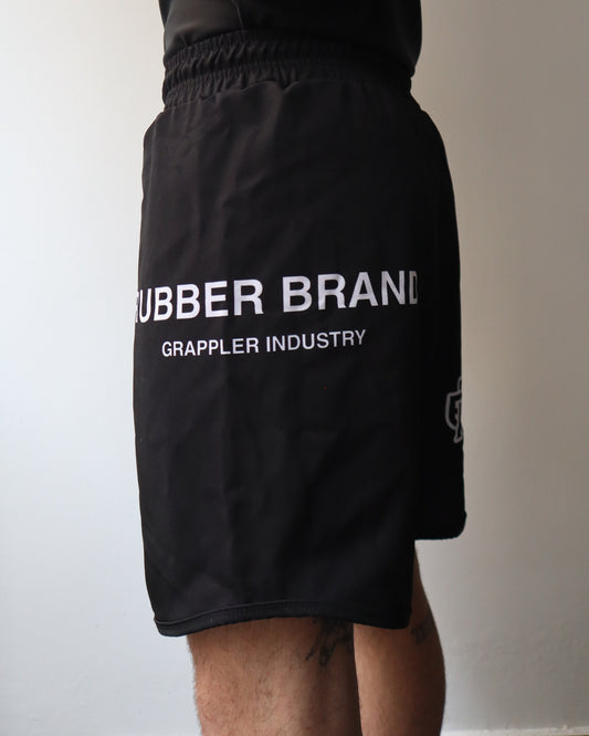 Black panteon | No gi Shorts - Rubber brand