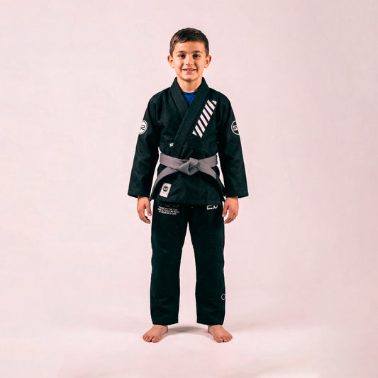 kids Kimono de jiu jitsu - The essentials negro