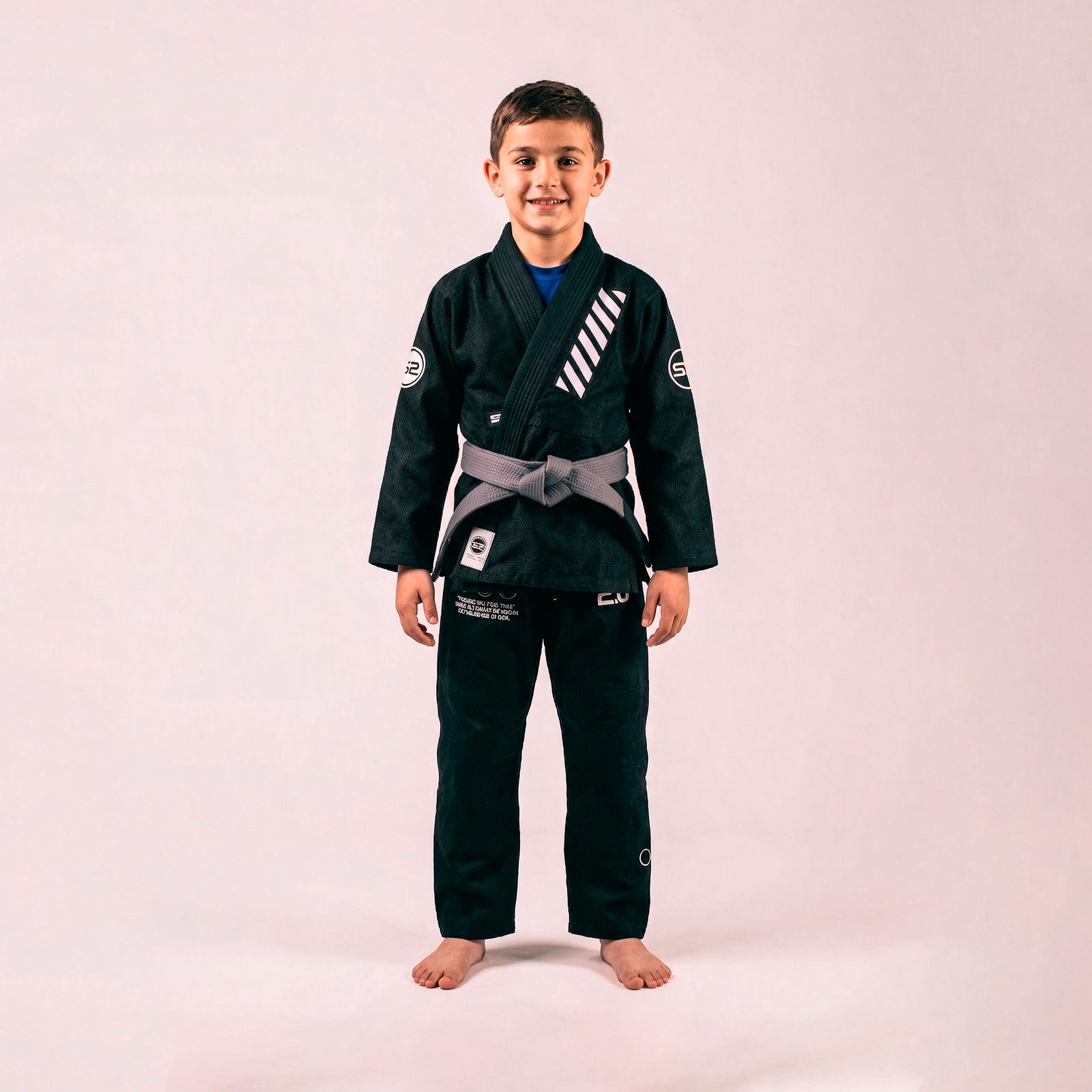kids Kimono de jiu jitsu - The essentials negro