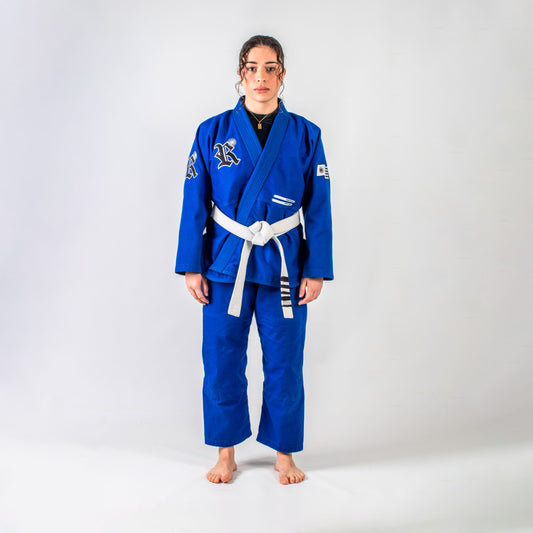 jiu jitsu Gi - women Hirosuga blue