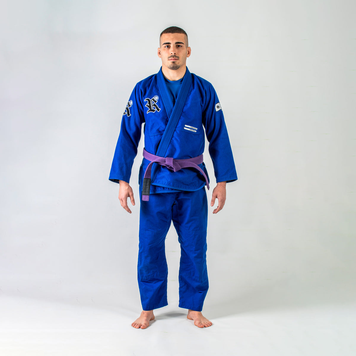 Kimono Hirosuga azul Rubber Brand – Gi Jiu Jitsu edición especial IBJJF legal