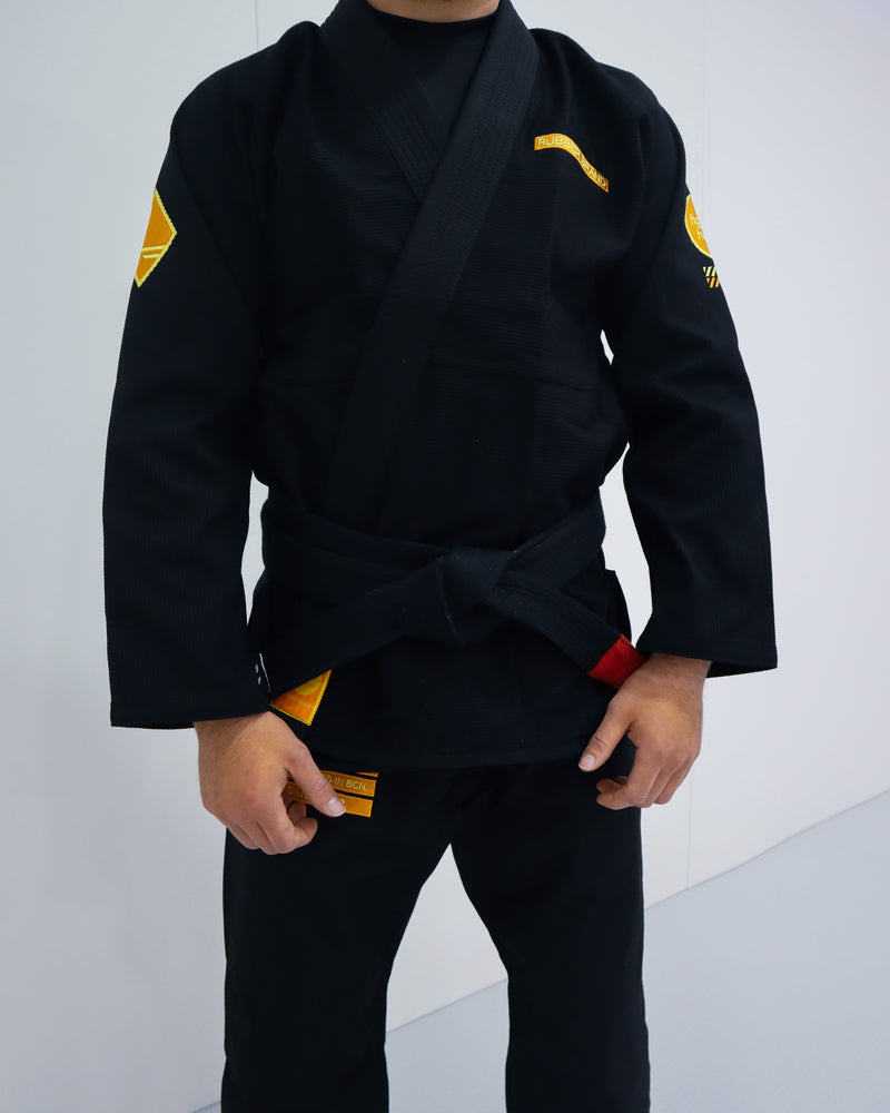 Kimono Jiu Jitsu Newara | IBJJF Legal - Rubber brand