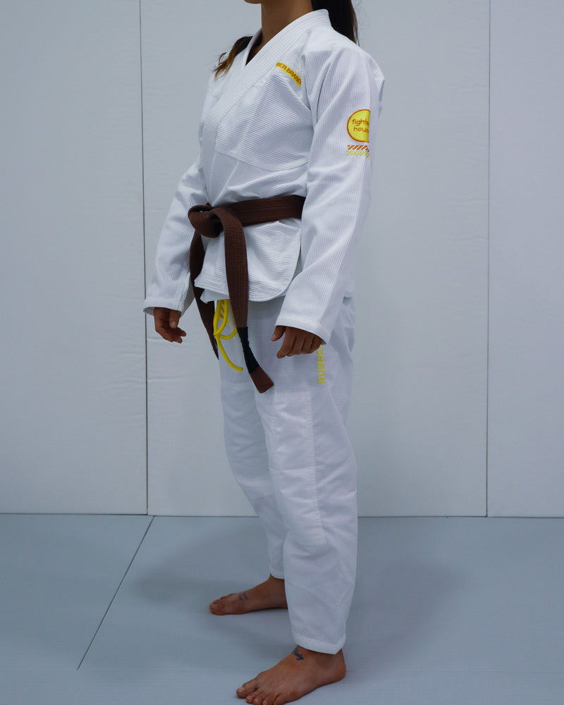 Kimono Jiu Jitsu Newara | IBJJF Legal - Rubber brand