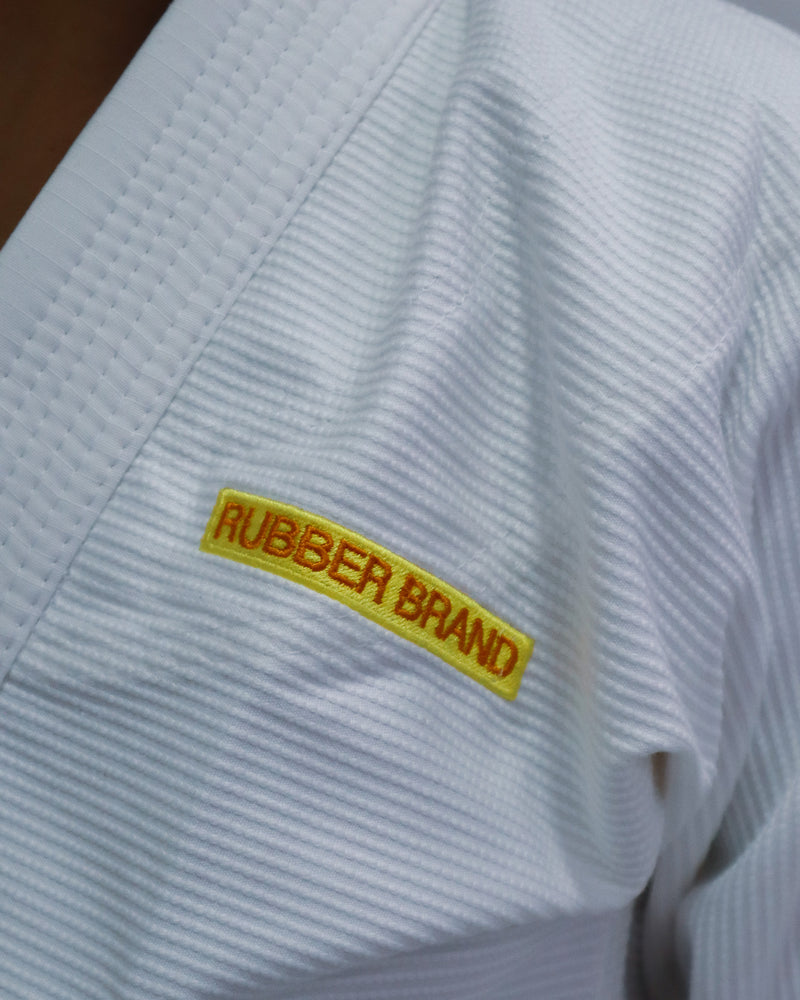 Kimono Jiu Jitsu Newara | IBJJF Legal - Rubber brand