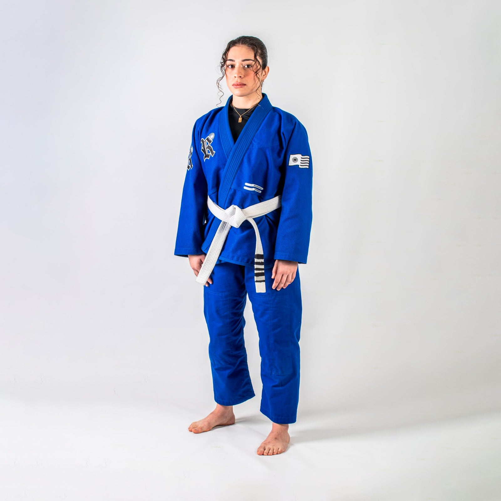 jiu jitsu Gi - women Hirosuga blue