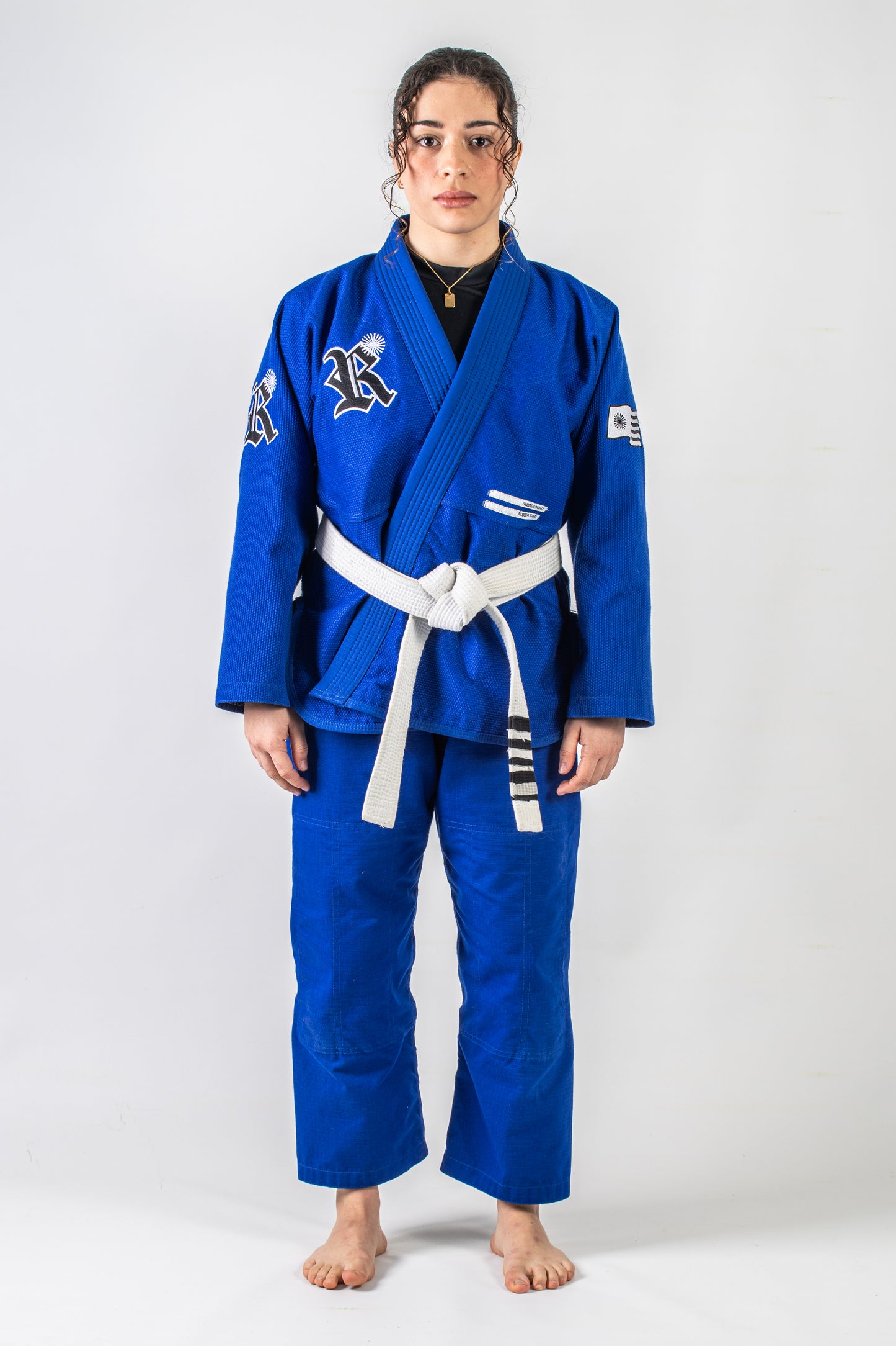 Kimono de jiu jitsu - women Hirosuga edition azul | IBJJF legal