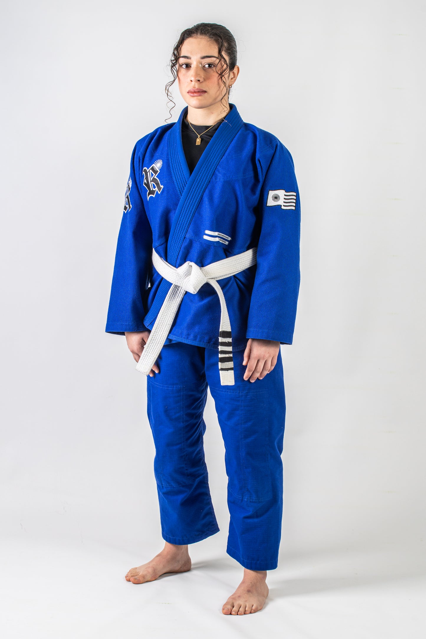Kimono de jiu jitsu - women Hirosuga edition azul | IBJJF legal