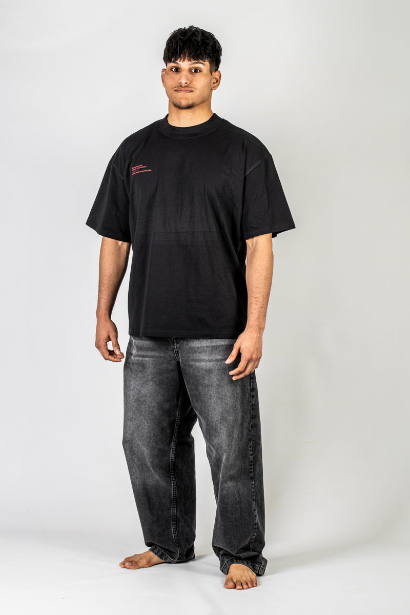 Camiseta "Create Your Legacy" negra – Rubber Brand