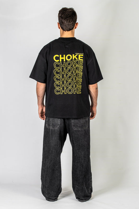 Camiseta "Choke" negra – Rubber Brand