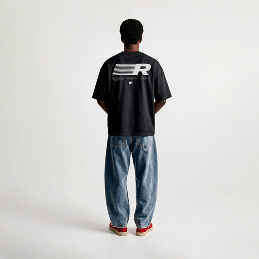 Camiseta "Slipstream" negra
