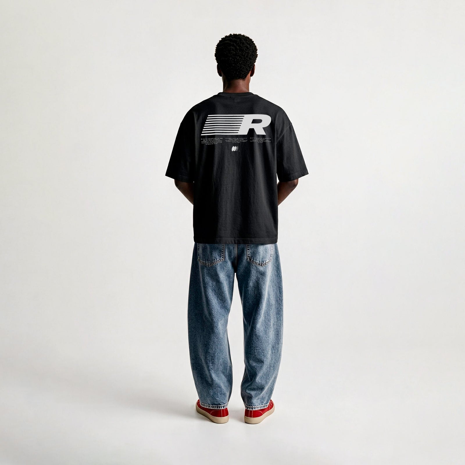 Camiseta "Slipstream" negra