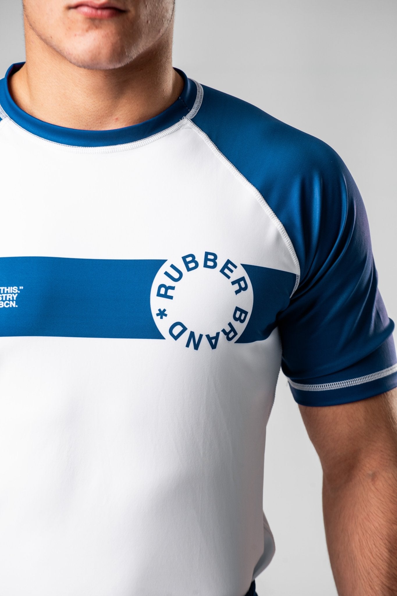 Comp. no-gi rashguard - Double line black