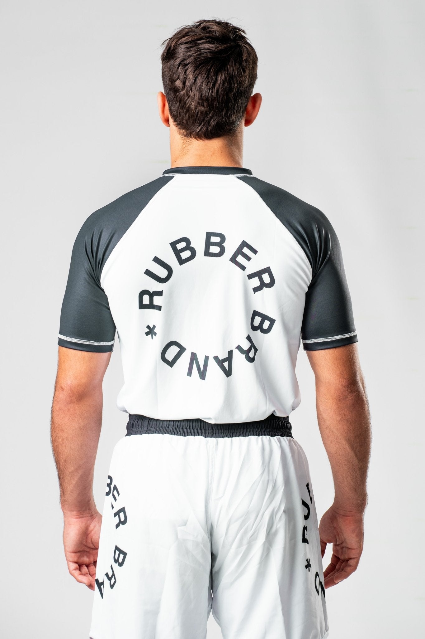 Comp. no-gi rashguard - Double line black