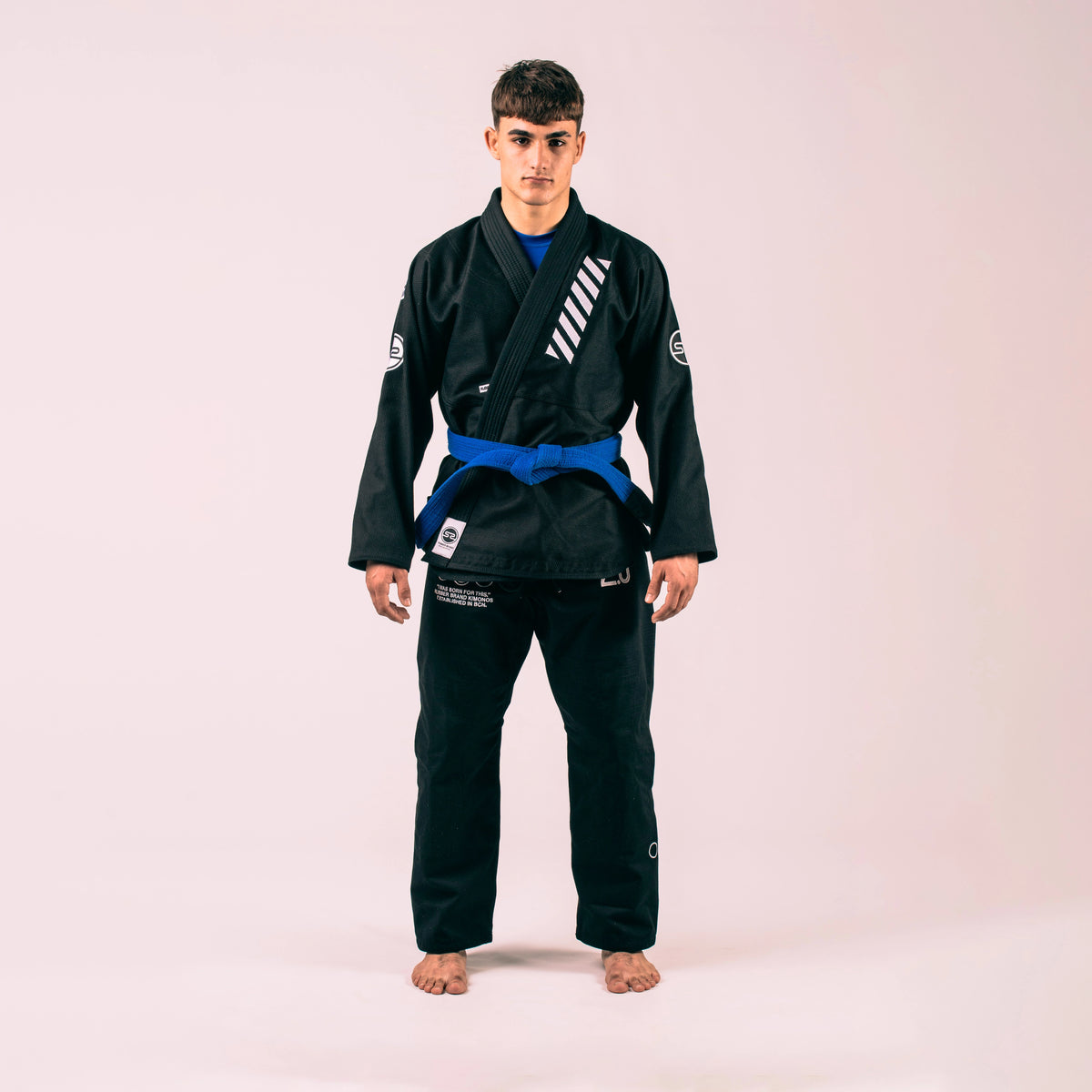 Kimono Essentials negro Rubber Brand – Gi Jiu Jitsu 2.0 renovado IBJJF legal