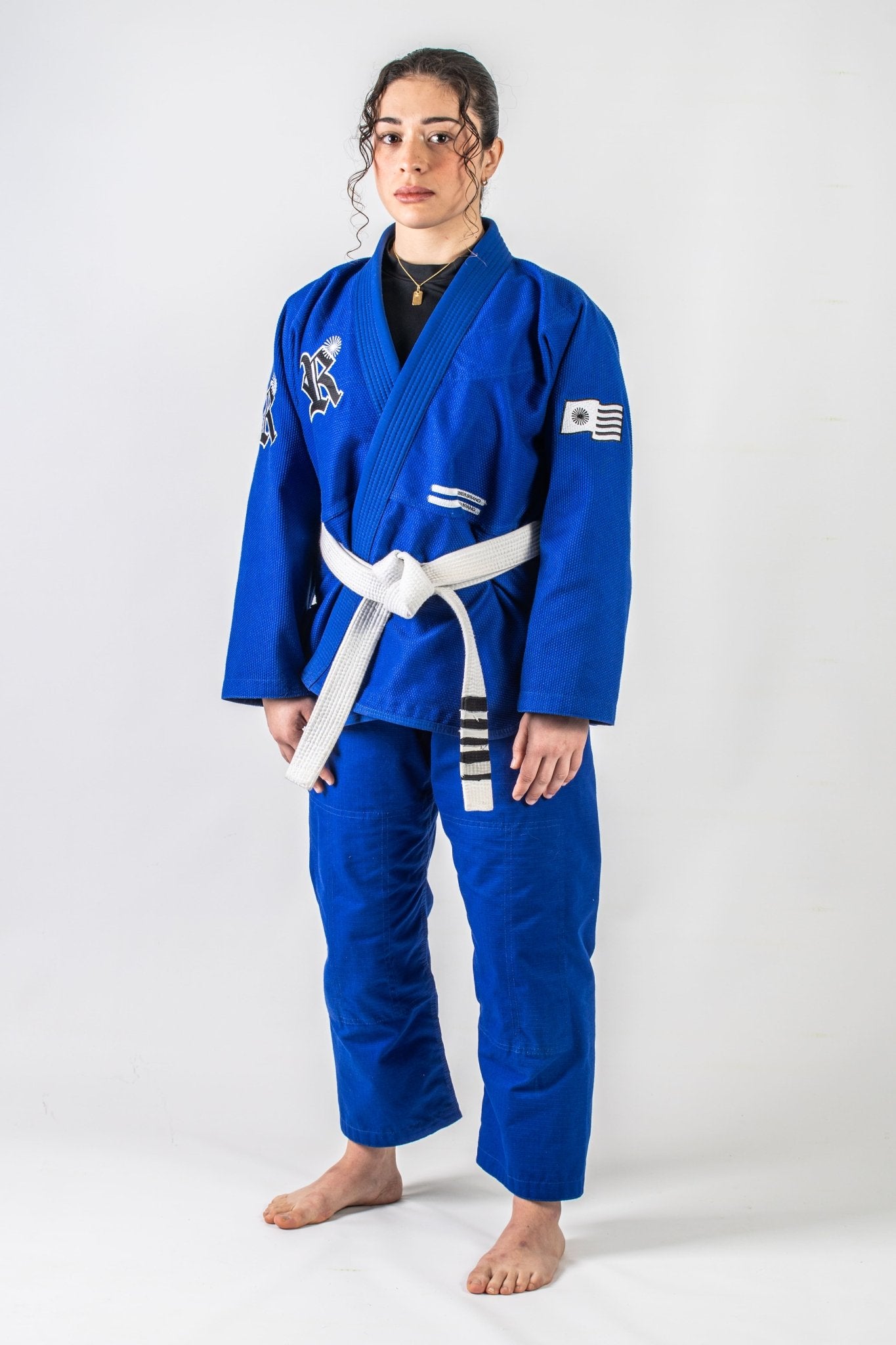 Kimono de jiu jitsu - women Hirosuga azul