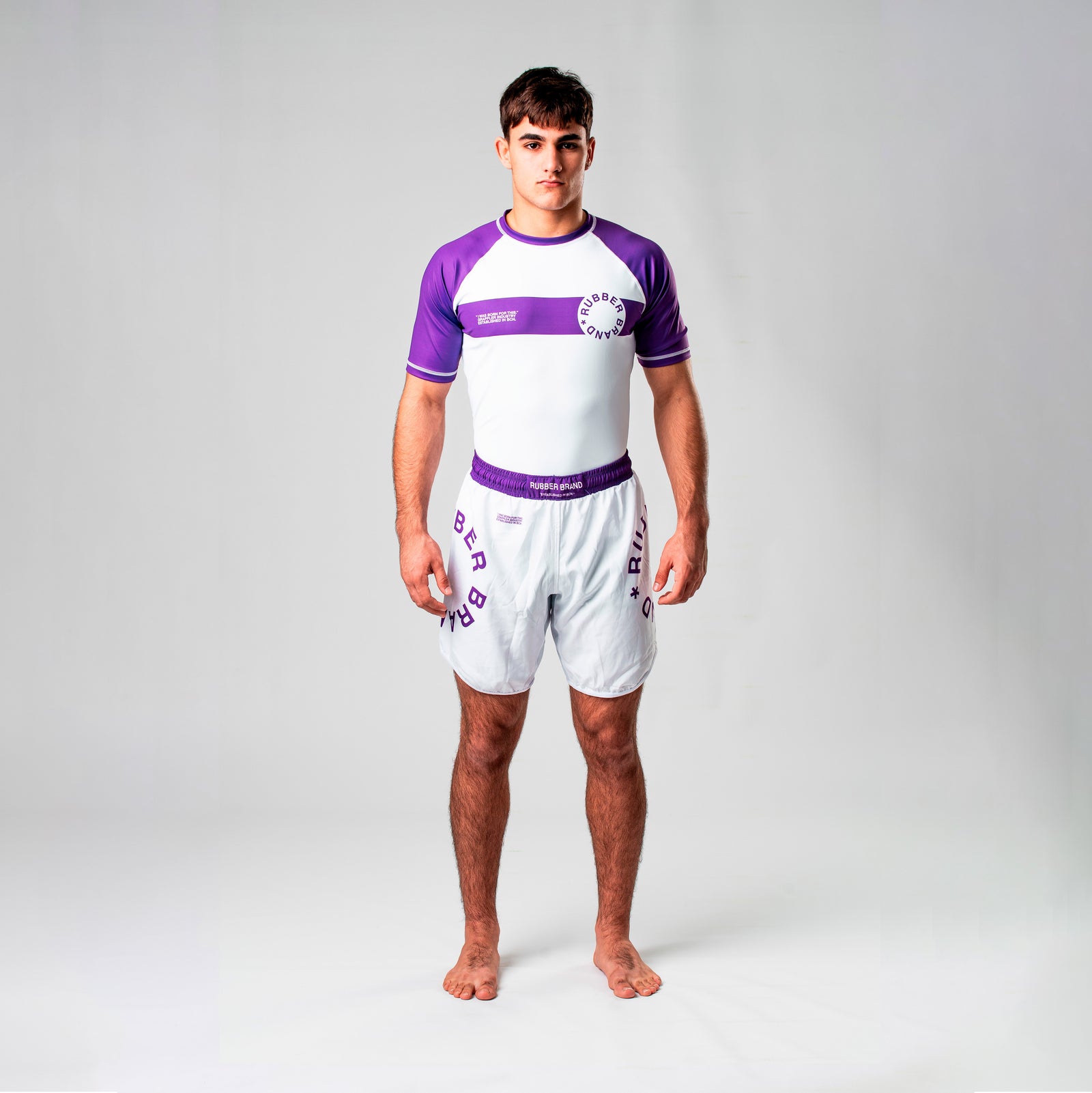Comp. no-gi rashguard - Double line | rubber brand – Rubber brand