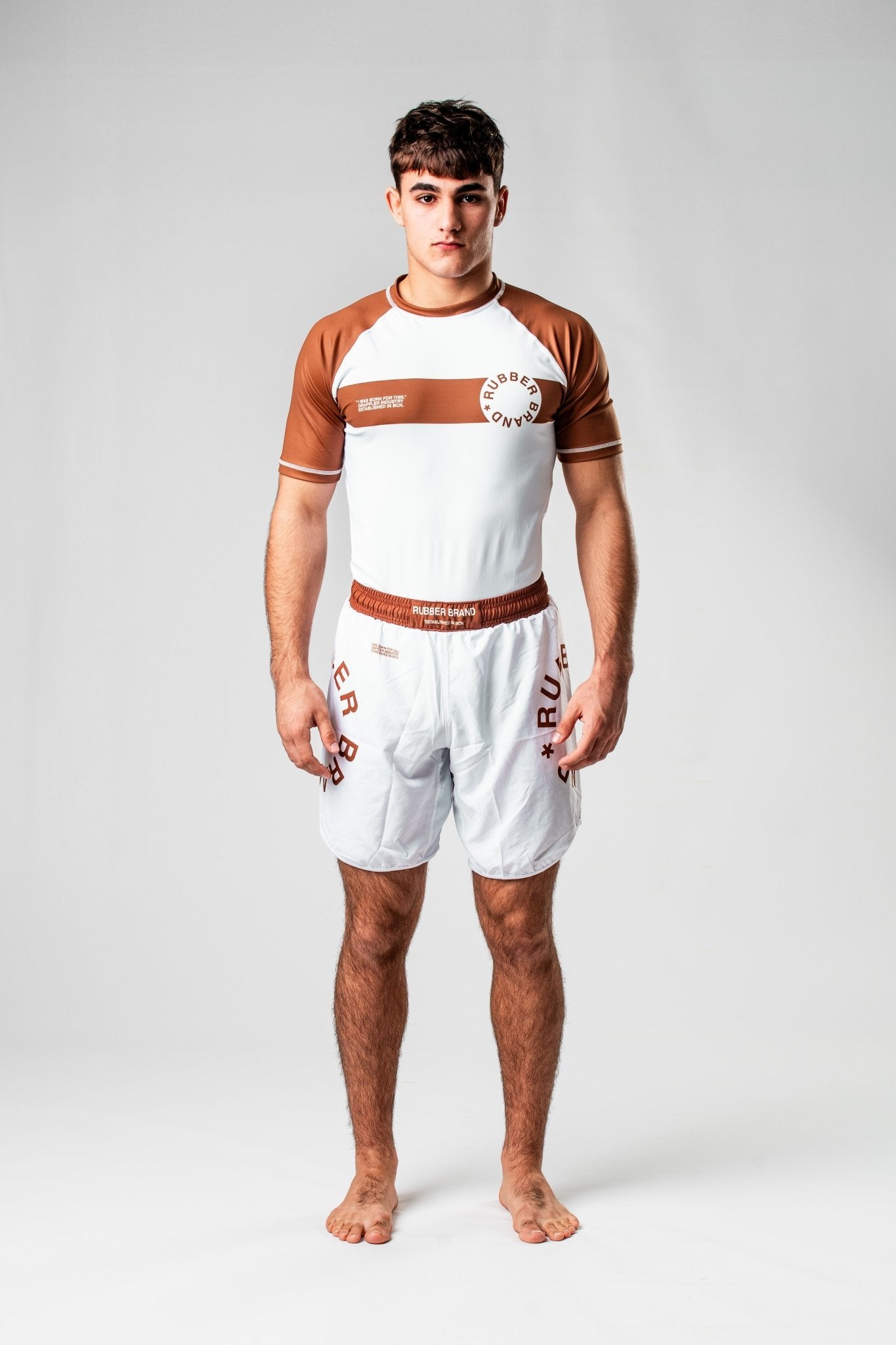 No Gi Short Competition - Circle Collection Brown