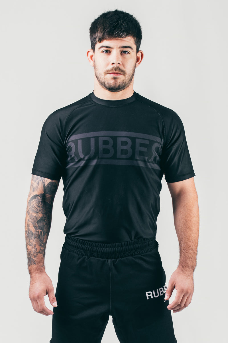 Comp. no-gi rashguard - Double line negra