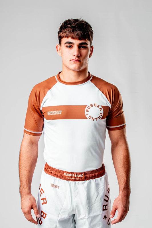 Rashguard circle collection marrón