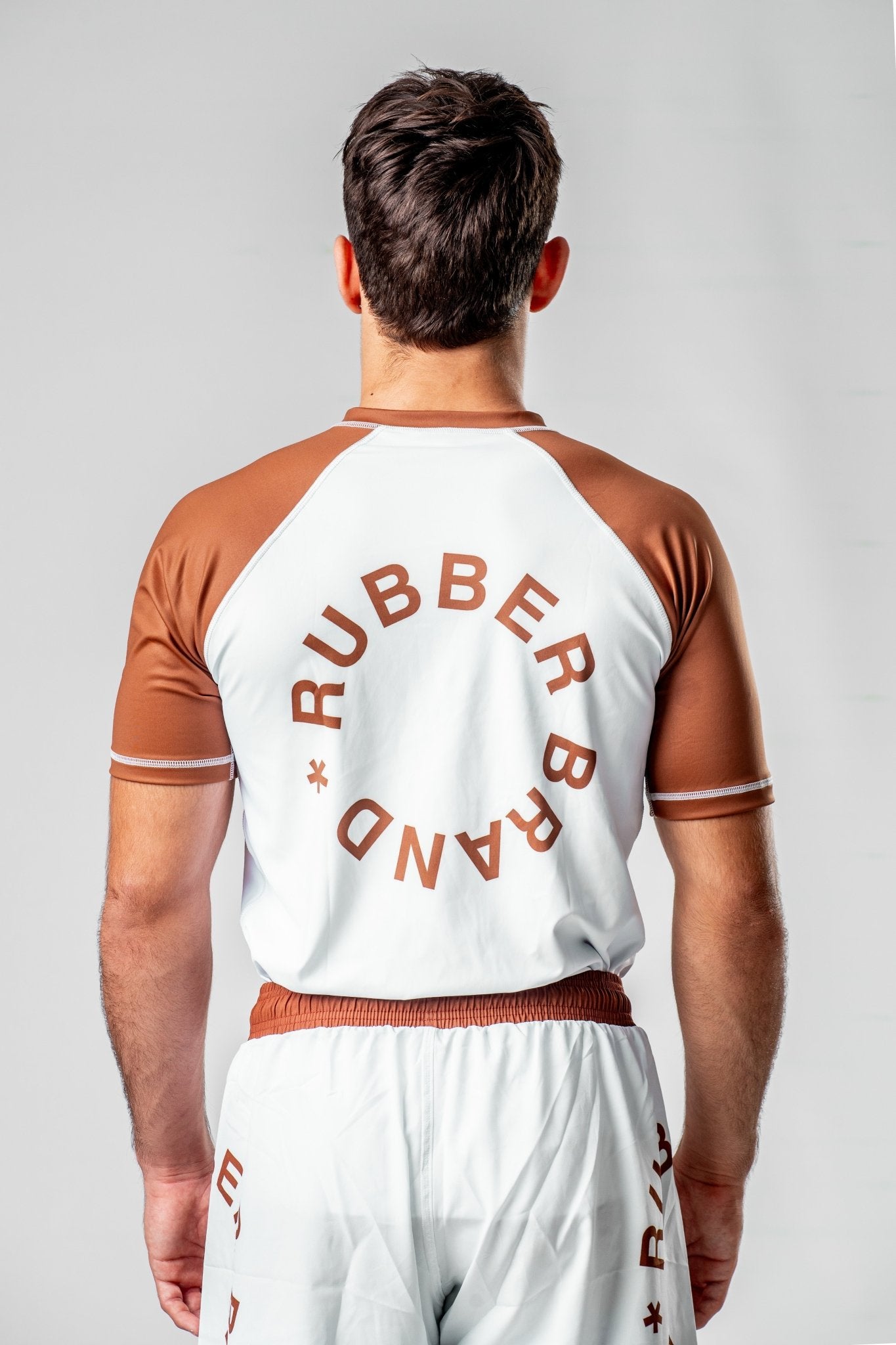 Comp. no-gi rashguard - Double line black