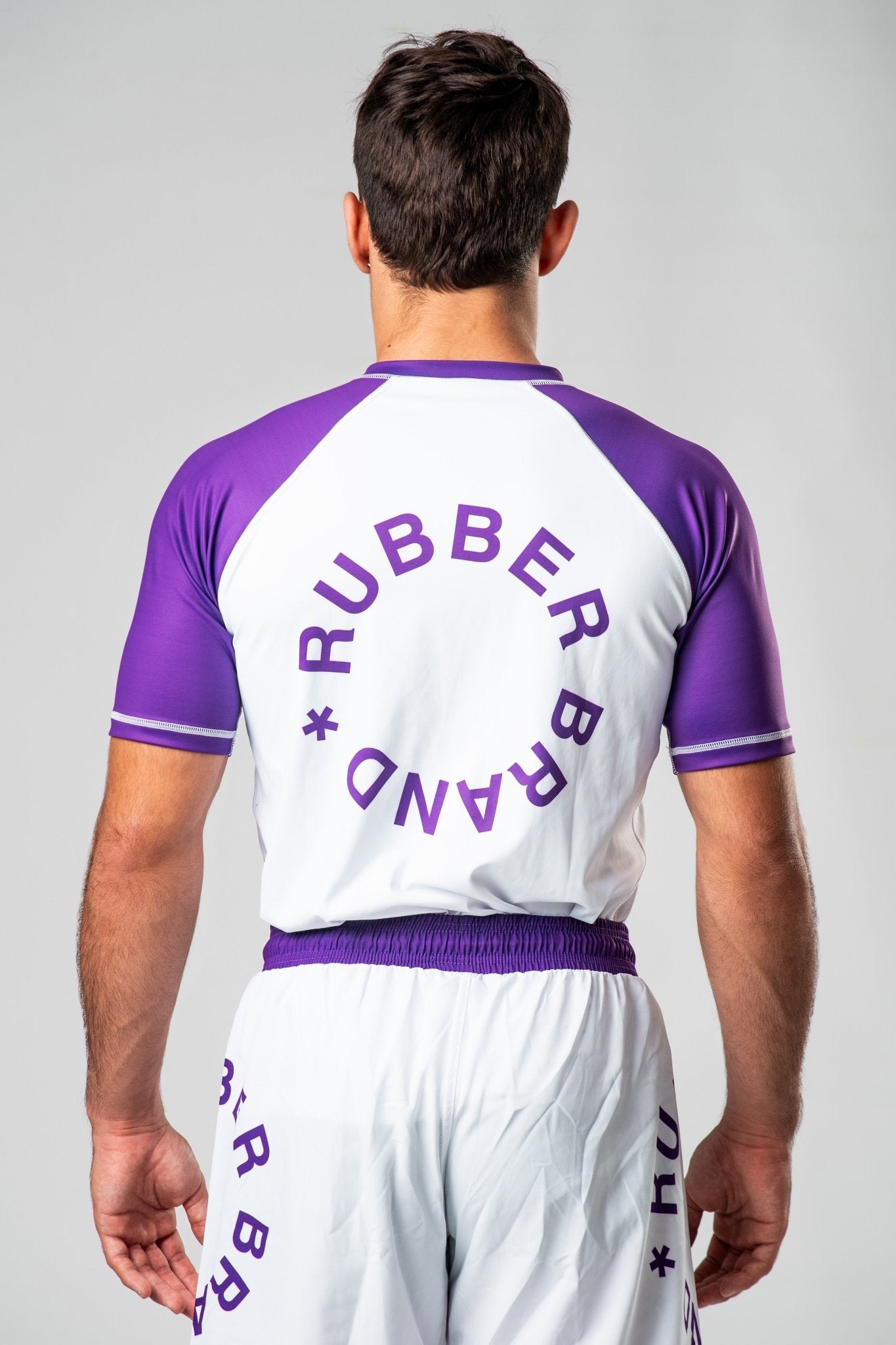 Comp. no-gi rashguard - Double line black