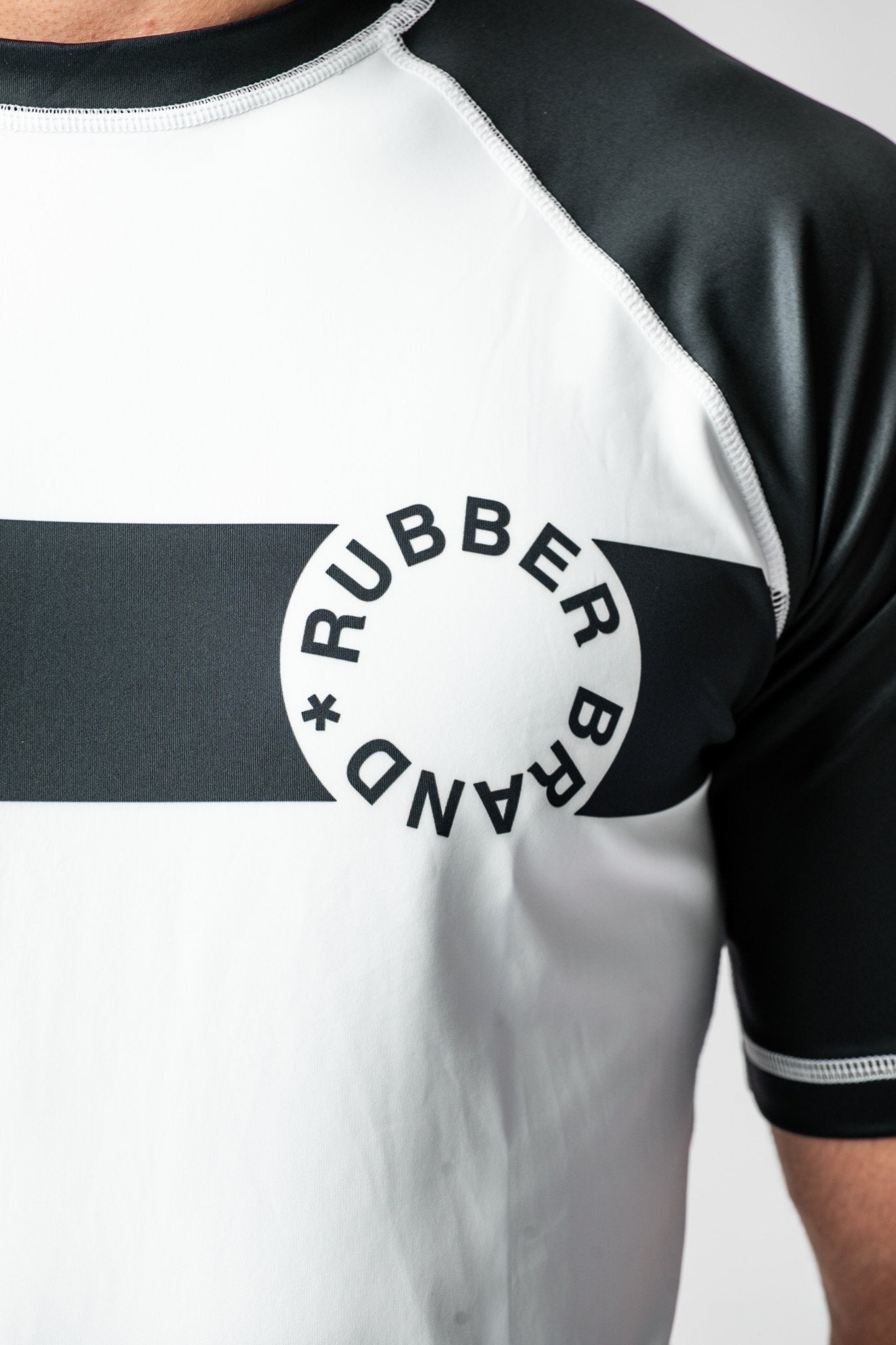 Comp. no-gi rashguard - Double line black