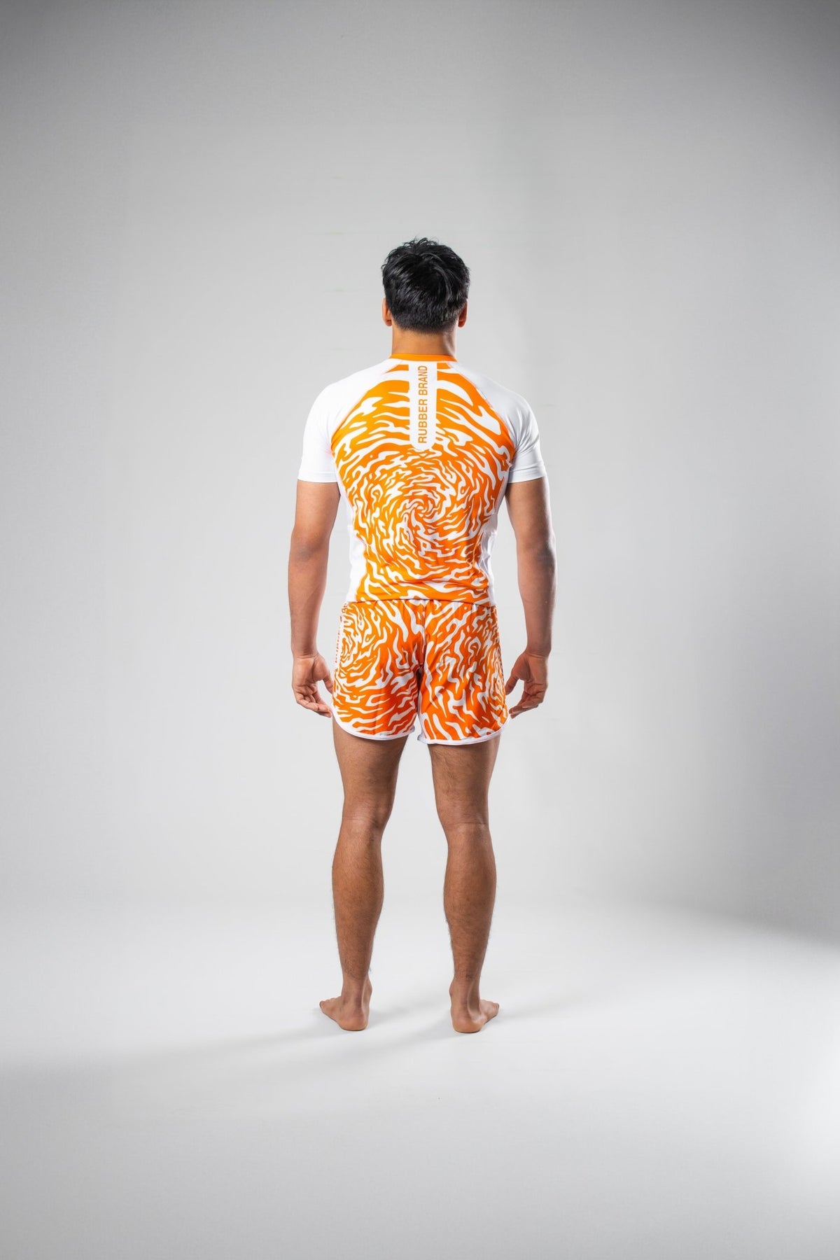 PARADOX v1.0 Rubber Brand – Vista conjunto completo no gi naranja BJJ