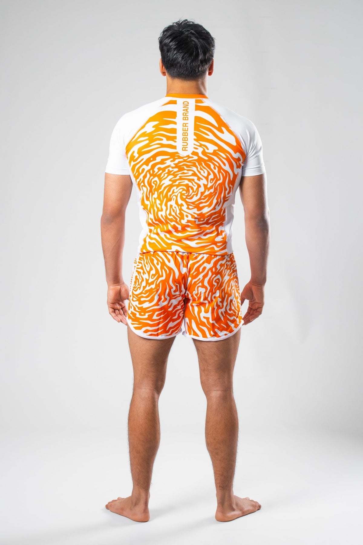PARADOX v1.0 Rubber Brand – Vista trasera set no gi naranja BJJ
